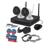 Swann Wireless CCTV System - 4 Channel 1080p NVR with 2 x 1080p WiFi Thermal Sensing Cameras &amp; 16GB Micro SD Card 