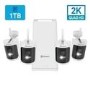 Swann 4 Camera 2K HD Wi-Fi CCTV System with 1TB HDD