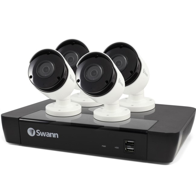 Swann CCTV System - 8 Channel 5MP  NVR with 4 x 5MP Super HD Cameras & 2TB HDD