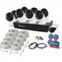 Swann CCTV System - 8 Channel 5MP NVR with 8 x 5MP Super HD Thermal Sensing Cameras & 2TB HDD