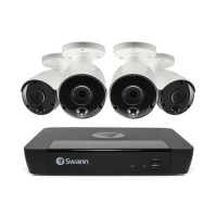 Swann CCTV System - 8 Channel 4K NVR with 4 x 4K Ultra HD Cameras & 2TB HDD