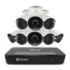 Swann CCTV System - 8 Channel 4K NVR with 8 x 4K Ultra HD Cameras &amp; 2TB HDD
