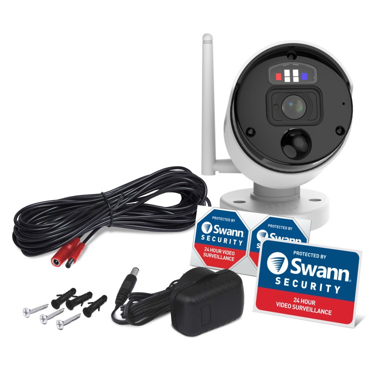 Refurbished Swann Enforcer 4K Ultra HD Heat & Motion Sensing IP Bullet Camera - 1 Pack
