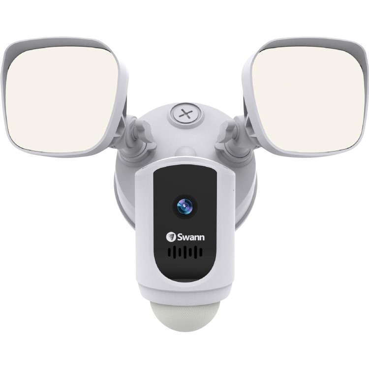 GRADE A1 - Swann 1080p Wireless Floodlight Camera with 30m Thermal Sensing Night Vision