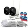 Swann 1080p HD Wireless Wi-Fi Cameras with Heat/Motion Sensing Night Vision & Audio - Twin Pack