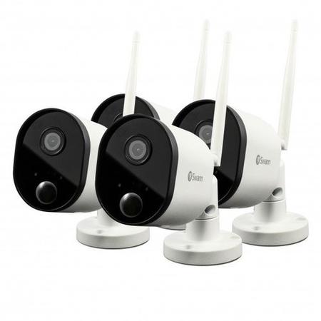 Swann 1080p HD Wireless Wi-Fi Cameras with Heat/Motion Sensing Night Vision & Audio - 4 Pack
