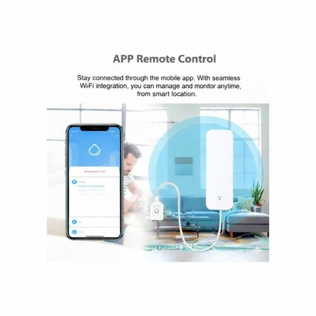 Tuya Smart WiFi Water Leak Sensor with 1m External Probe