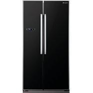 Hotpoint SXBD925GF Side-by-side American Fridge Freezer GlassBlack