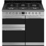 Smeg Symphony 100cm Dual Fuel Range Cooker - Stainless Steel
