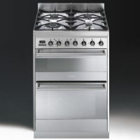 Smeg SY62MX8 Symphony 60cm Double Oven Dual Fuel Cooker Stainless Steel Smeg SY62MX8 Symphony 60cm Double Oven Dual Fuel Cooker Stainless Steel