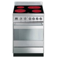 Smeg Symphony 60cm Electric Cooker - Stainless Steel Smeg Symphony 60cm Electric Cooker - Stainless Steel