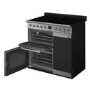 Refurbished Smeg Symphony SY93I1 90cm Electric Range Cooker Stainless Steel