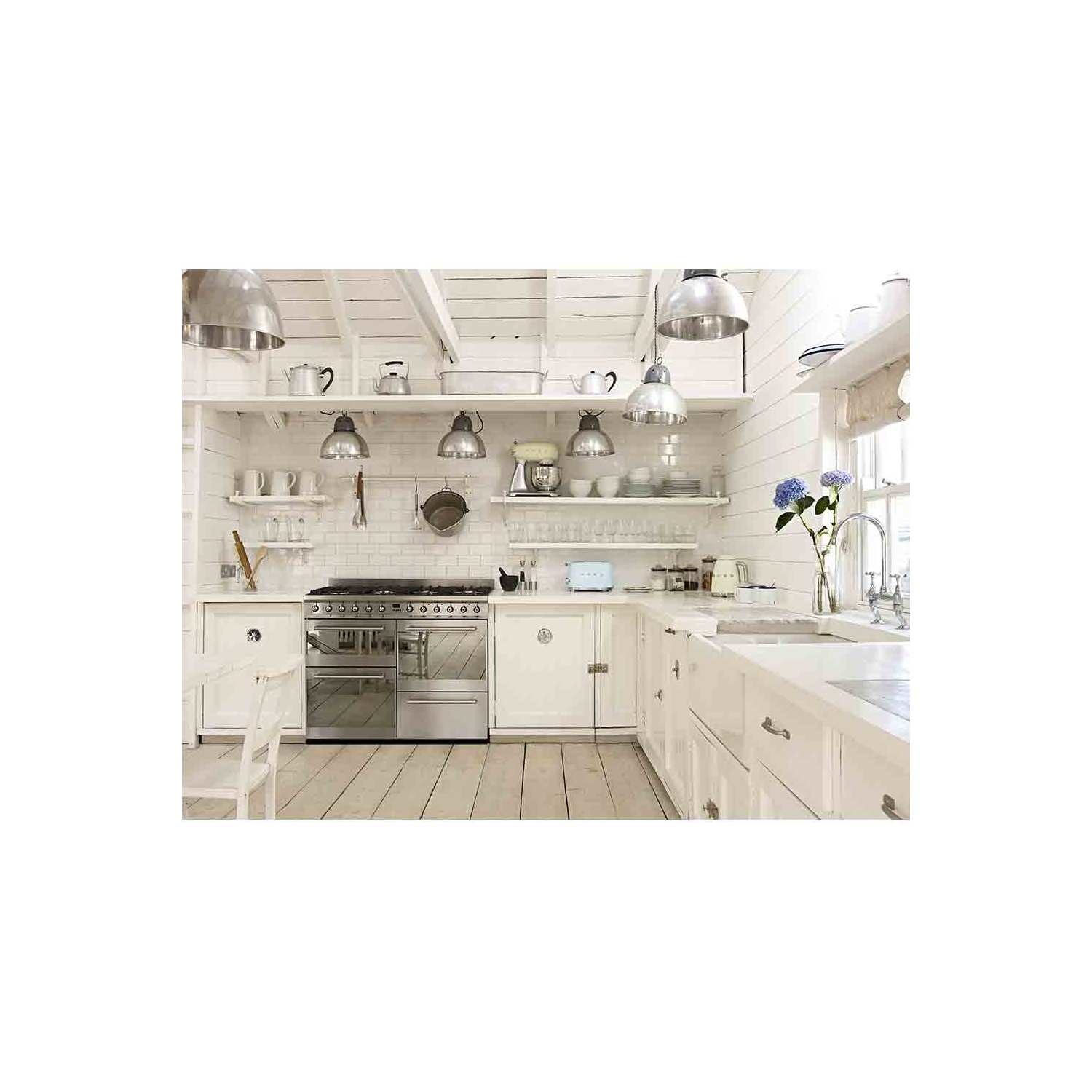 Smeg Symphony 110cm Dual Fuel Range Cooker Stainless Steel