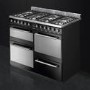 Smeg Symphony 110cm Dual Fuel Range Cooker - Black