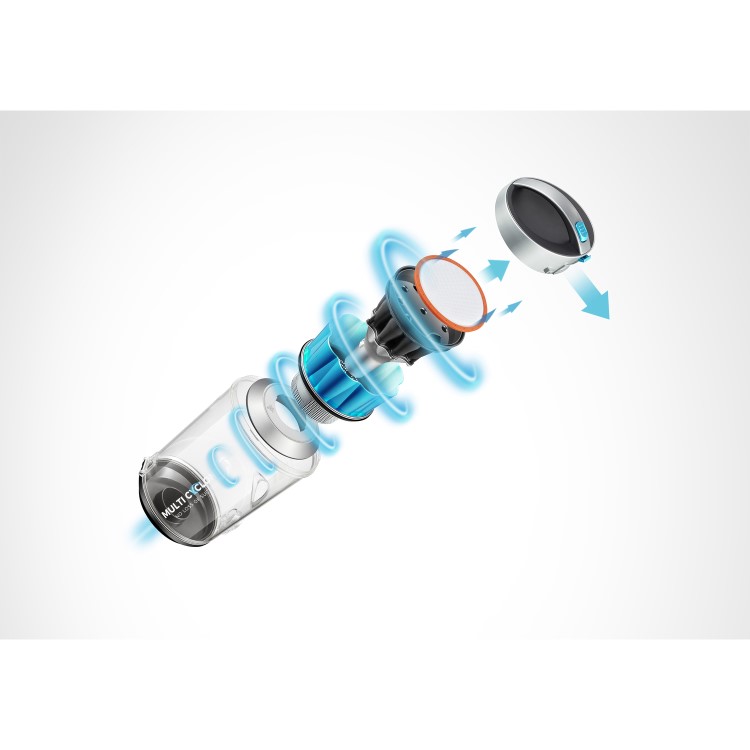 Swan Sc15816N MultiForce Pet Bagless Cylinder Vacuum Cleaner - Grey & Blue