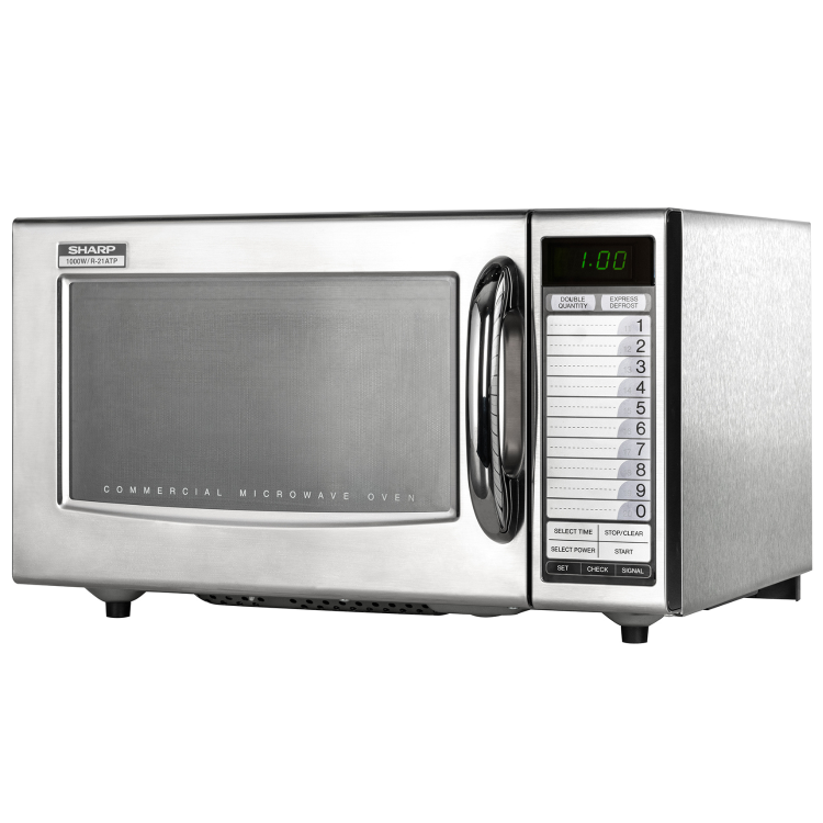 Refurbished Sharp R21AT Programmable Commercial Microwave 1000W
