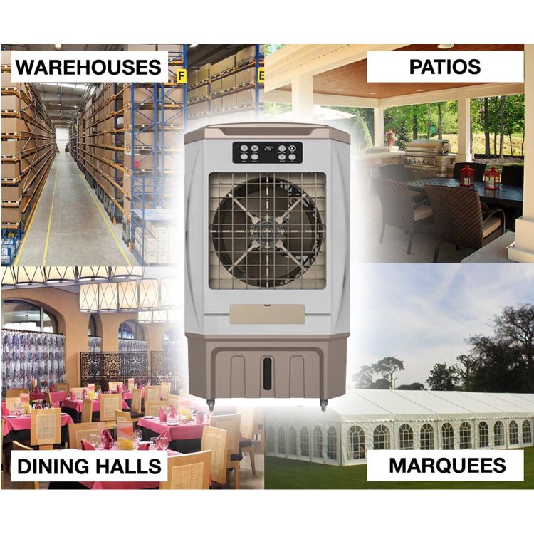 Storm100E 100L Powerful Evaporative Air Cooler for areas up to 100 sqm  