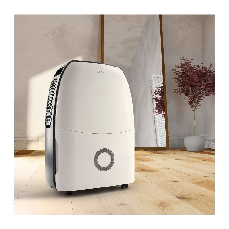 GRADE A1 - ECOAIR DC14  14L Compact Dehumidifier up to 4  bed house - 2 years warranty 