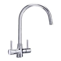 Carron Phoenix Alba Dual Lever Kitchen Mixer Tap - Chrome