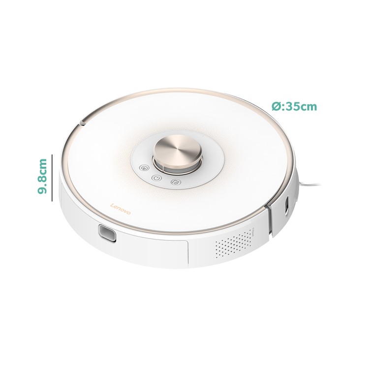 Lenovo T1 Robot Vacuum Cleaner and Mop - 2700Pa Suction - White
