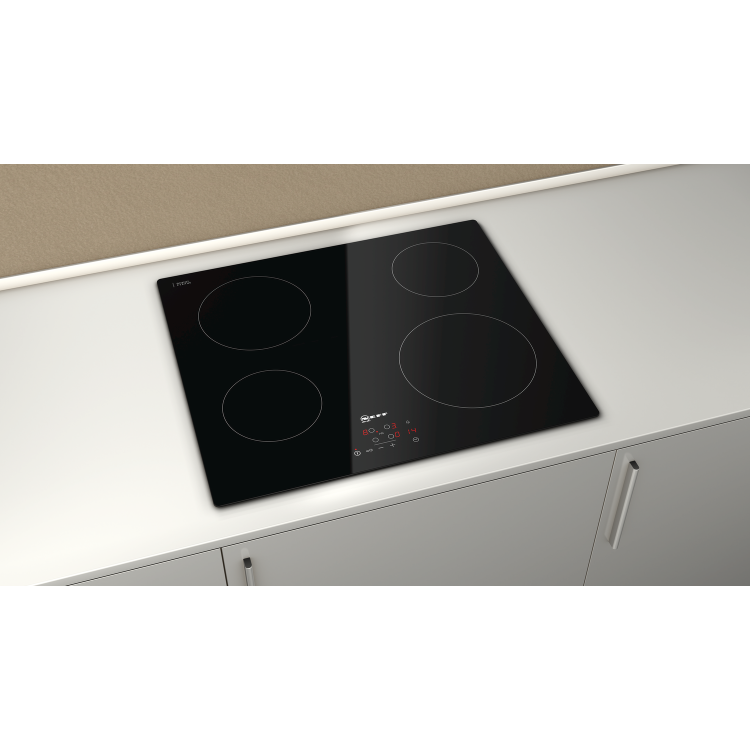 Refurbished Neff N50 T10B40X2 59cm Touch Control 4 Zone Ceramic Hob Black