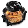 Tower T14001 12L Halogen Oven with 5L Extender Ring - Black