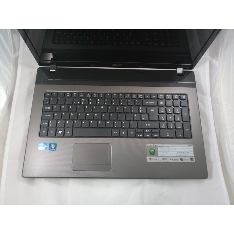 GRADE A1 - Refurbished ACER ASPIRE 7750 INTEL CORE I5 2ND GEN 6GB 750GB 17 Inch Windows 10 Laptop