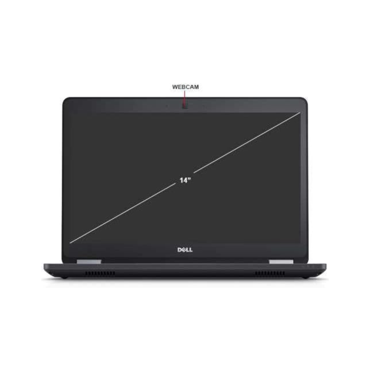 Refurbished Dell 5470 Core i5 6th Gen 8GB 256GB 14 Inch Windows 10 Professional Laptop