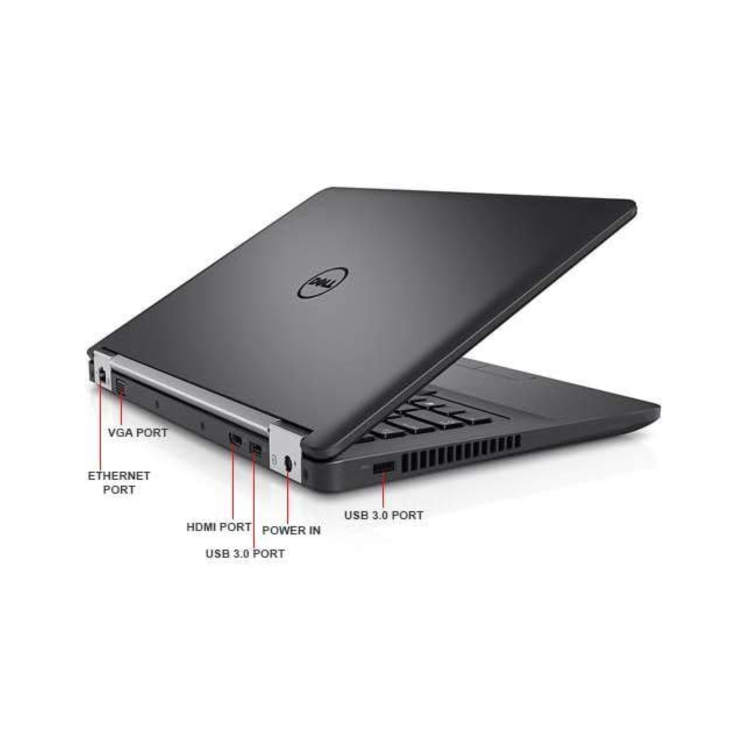 Refurbished Dell 5470 Core i5 6th Gen 8GB 256GB 14 Inch Windows 10 Professional Laptop