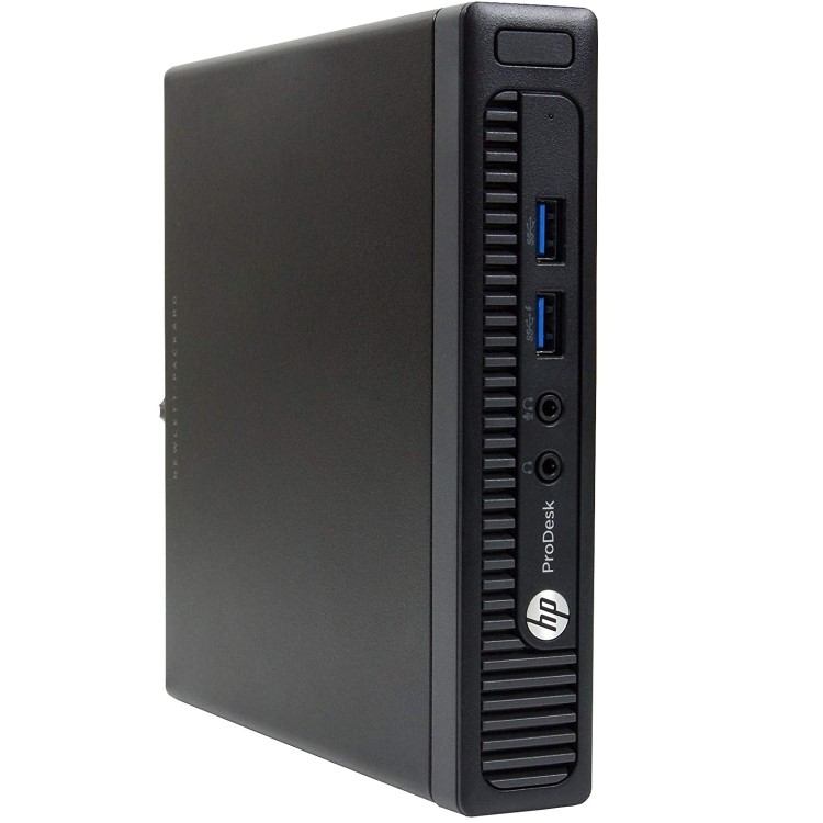 Refurbished HP ProDesk 600 G1 Core i5-4690T 8GB 256GB Windows 10 Professional Mini PC