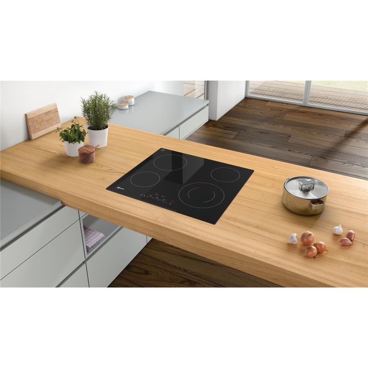 Neff N70 60cm 4 Zone Touch Control Ceramic Hob with Bevelled Edge