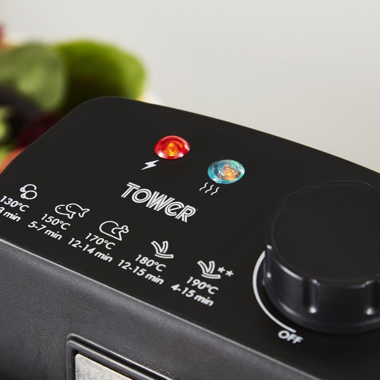 Tower T17048 3L Deep Fat Fryer - Stainless Steel