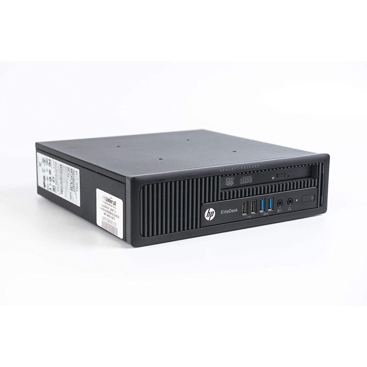 Refurbished HP EliteDesk 800 G1 Core i5 4th Gen 8GB 256GB Windows 10 Professional Ultra Small Desktop