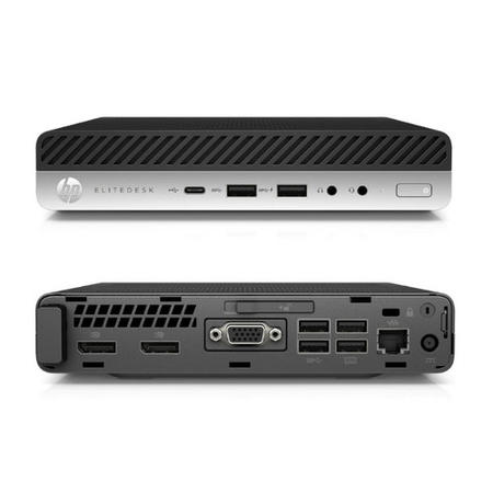 Refurbished HP EliteDesk 800 G4 Mini Core i5-8500T 8GB 256GB Windows 10 Professional Desktop