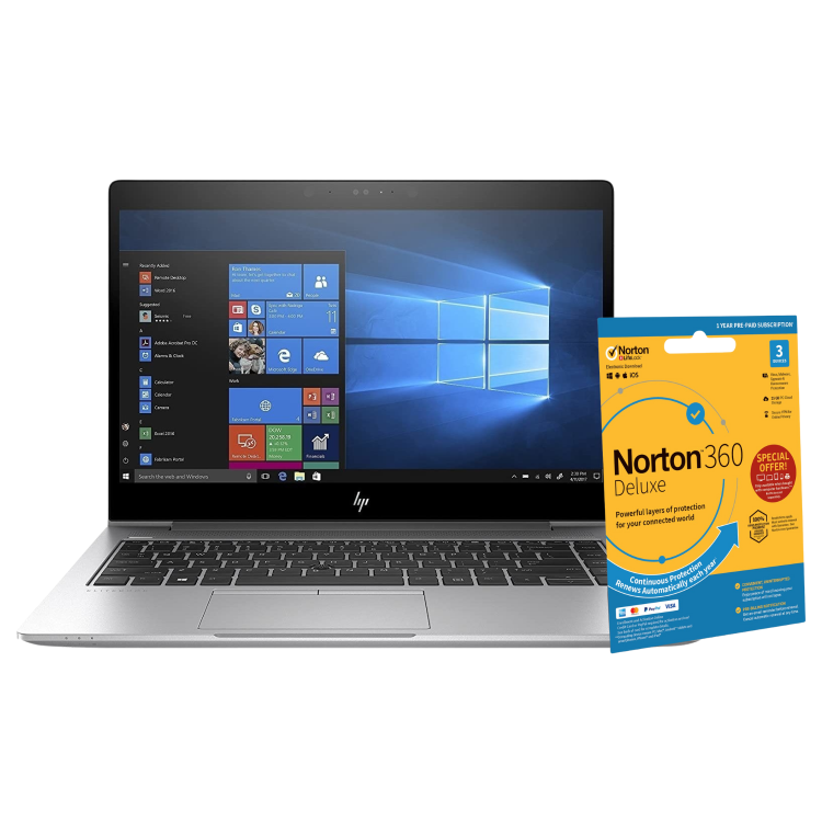 Refurbished HP EliteBook 840 G5 Ultrabook Core i5 8th gen 16GB 256GB 14 Inch Windows 11 Pro Laptop