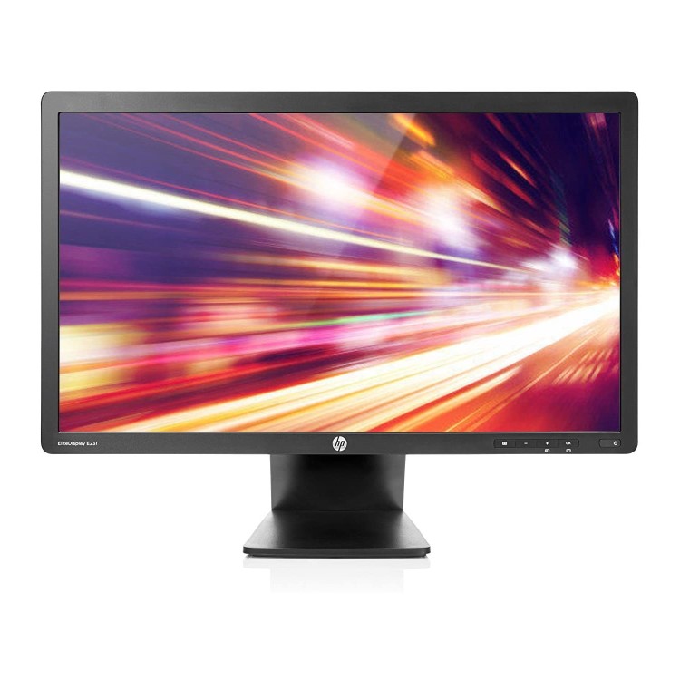 Refurbished HP EliteDisplay E231 23" HD 1080p LED Black Monitor 