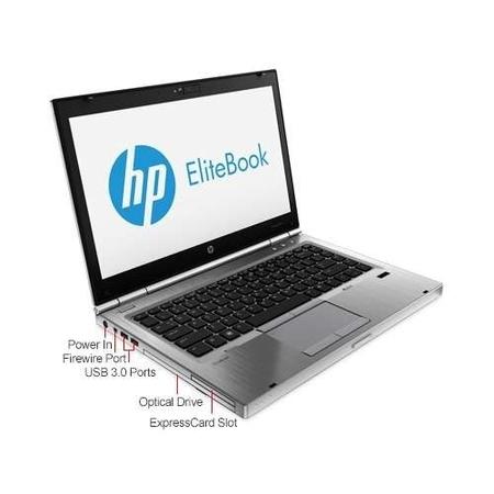 GRADE A1 - Refurbished HP EliteBook 8470p Core i5 3320M 8GB 320GB DVDRW 14 Inch Windows 10 Laptop