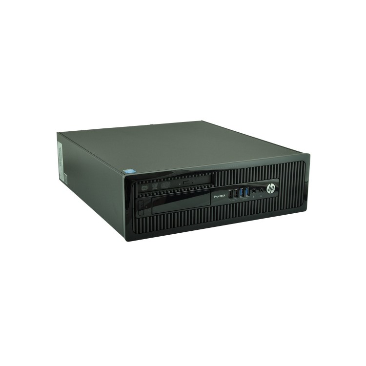 Hewlett Packard Refurbished HP ProDesk 400 G1 Core i3 4130 4GB 500GB DVDRW Windows 10 Professional Desktop