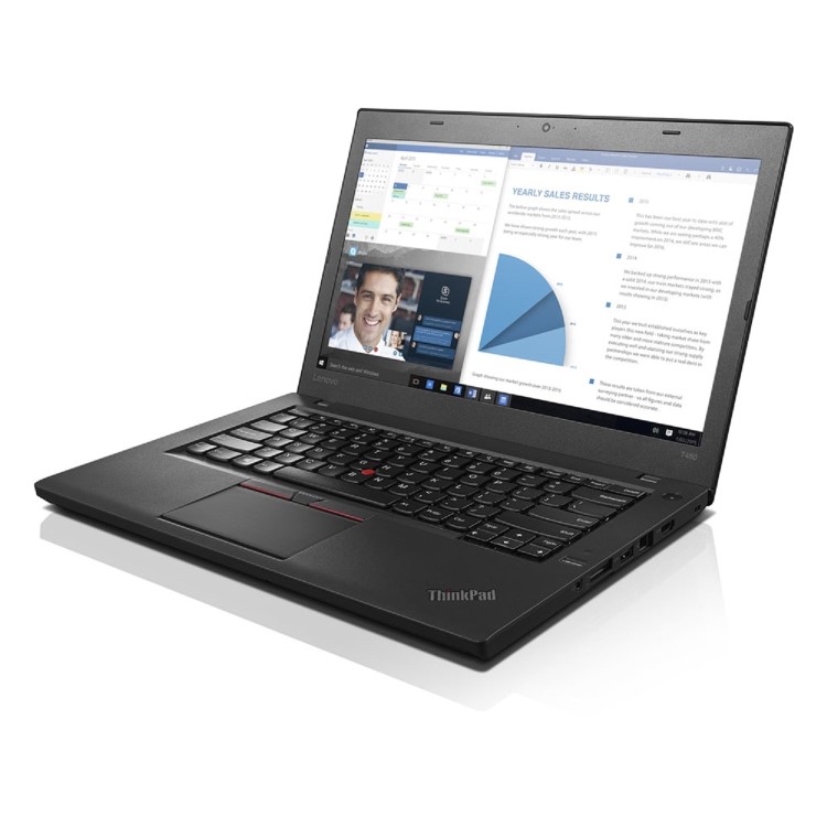 Refurbished Lenovo ThinkPad T460 Core i7 6th gen 8GB 256GB 14 Inch Windows 10 Professional Laptop