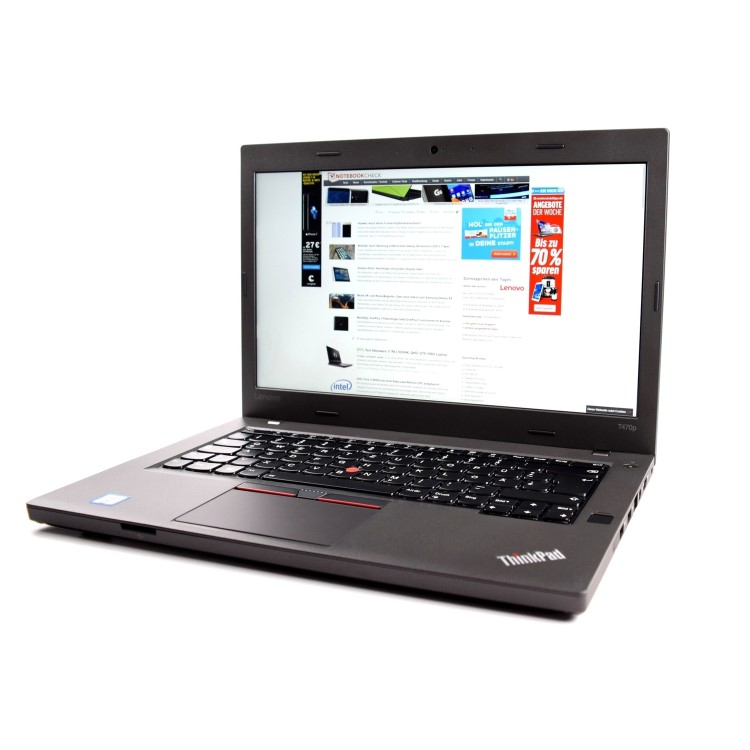 Refurbished Lenovo T470 Core i5 7th Gen 8GB 256GB 14 Inch Touchscreen Windows 10 Pro Laptop