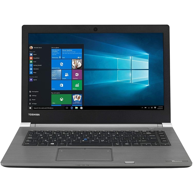 Refurbished Toshiba Tecra A40 Core i5-6200U 4GB 128GB 14 Inch Windows 10 Pro Laptop
