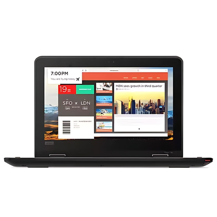 Refurbished Lenovo ThinkPad Yoga 11e Intel Celeron 8GB RAM 128GB SSD 11 Inch Windows 11 Pro Touchscreen Laptop
