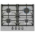 T26CIP8N0 Neff N70 60cm 4 Burner Gas Hob - Stainless Steel