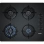 Neff N30 59cm Gas on Glass 4 Burner Gas Hob - Black