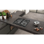 Refurbished Neff N70 T26DA49N0 59cm 4 Zone Gas Hob Stainless Steel With Cast Iron Pan Stands