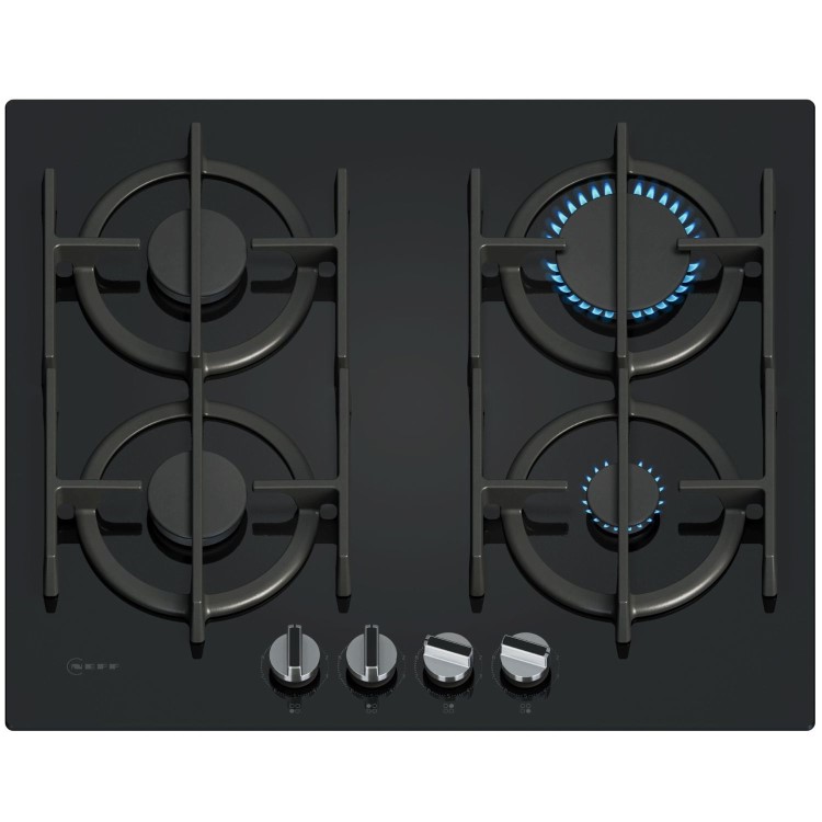 Neff N70 60cm 4 Burner Gas Hob - Black