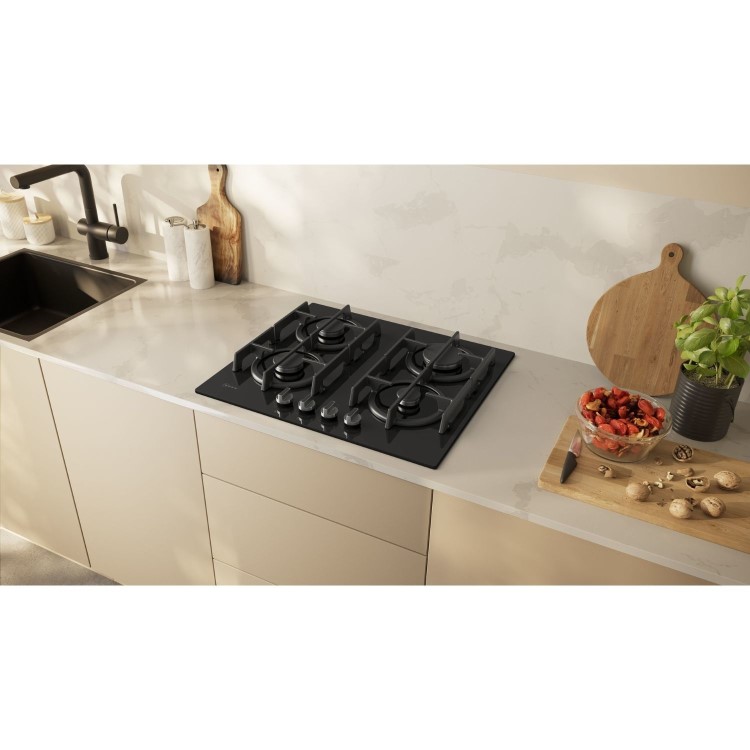 Neff N70 60cm 4 Burner Gas Hob - Black