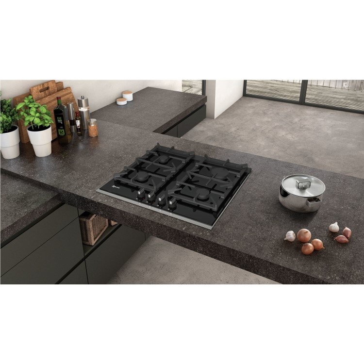 Refurbished Neff T26TA49N0 60cm 4 Burner Gas Hob