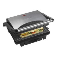 Tower T27009 Ceramic Health Grill & Griddle - Stainless Steel
