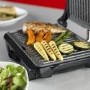 Tower T27009 Ceramic Health Grill & Griddle - Stainless Steel